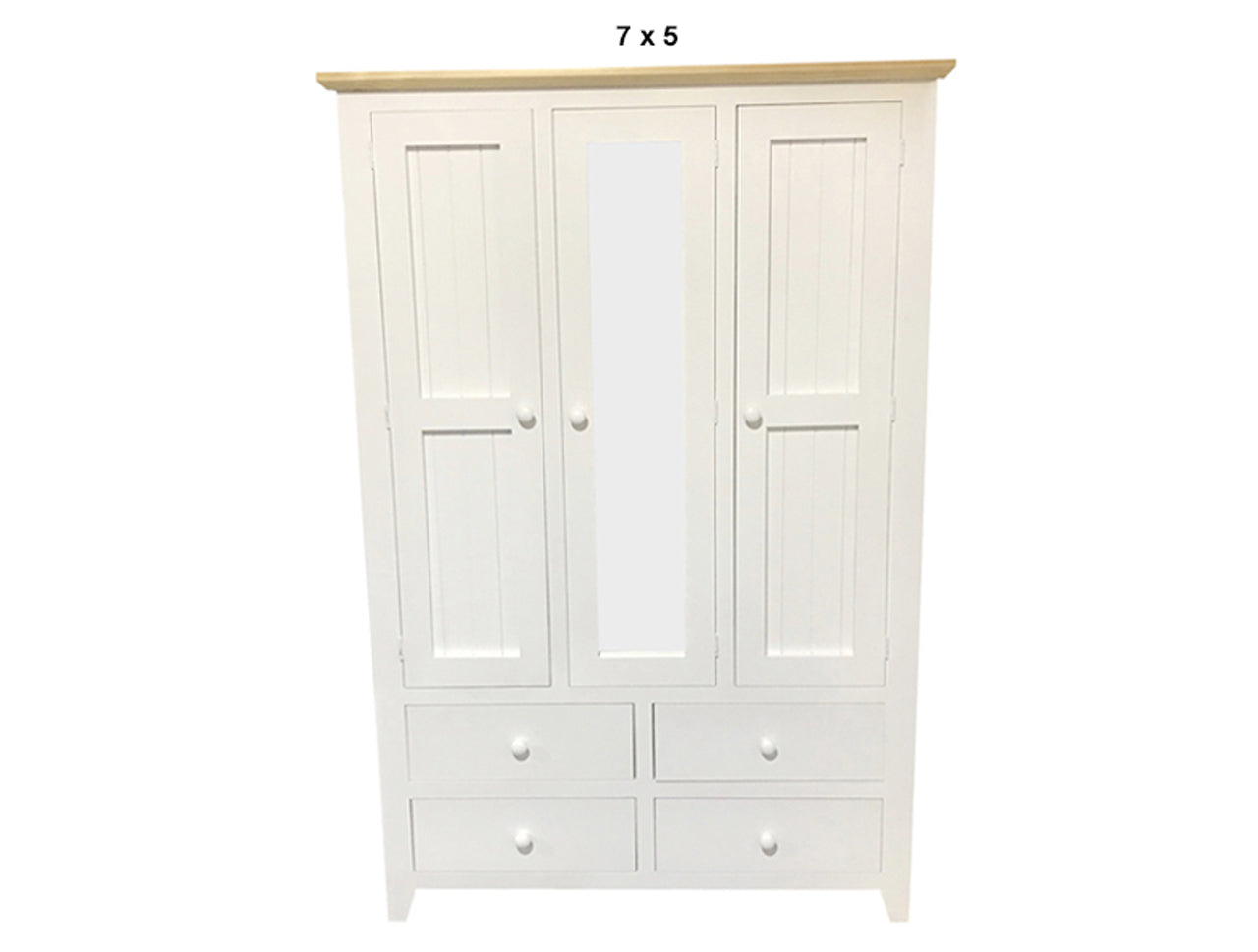 MANILLA (AUSSIE MADE) 3 DOOR & 4 DRAWER FLUSH MIRROR ROBE COLLECTION - ASSORTED PAINTED COLOURS - STARTING FROM $1499