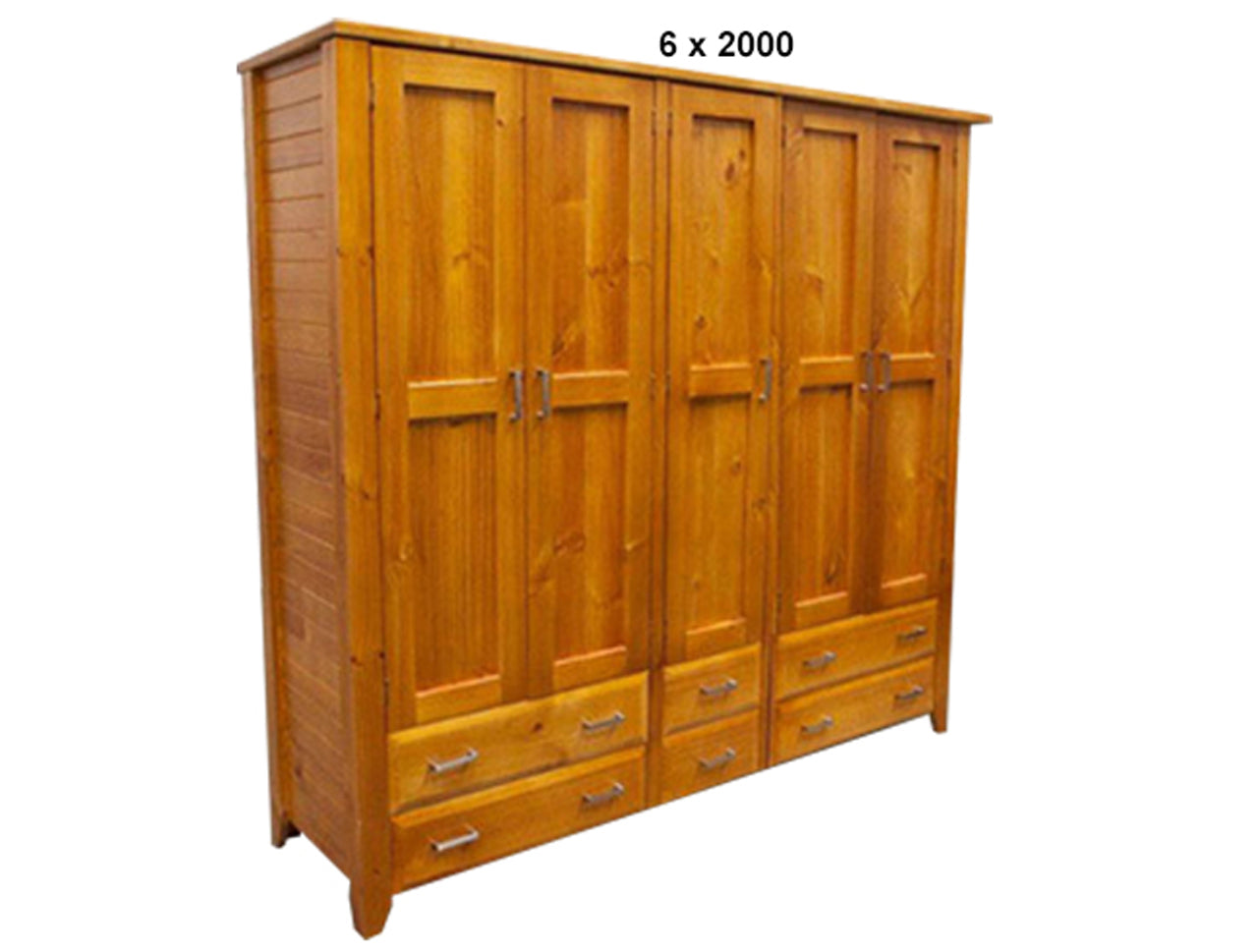 MANILLA (AUSSIE MADE) MULTIROBE 3 PIECE WITH 5 DOORS & 6 DRAWERS COLLECTION - ASSORTED STAINED COLOURS - STARTING FROM $1999