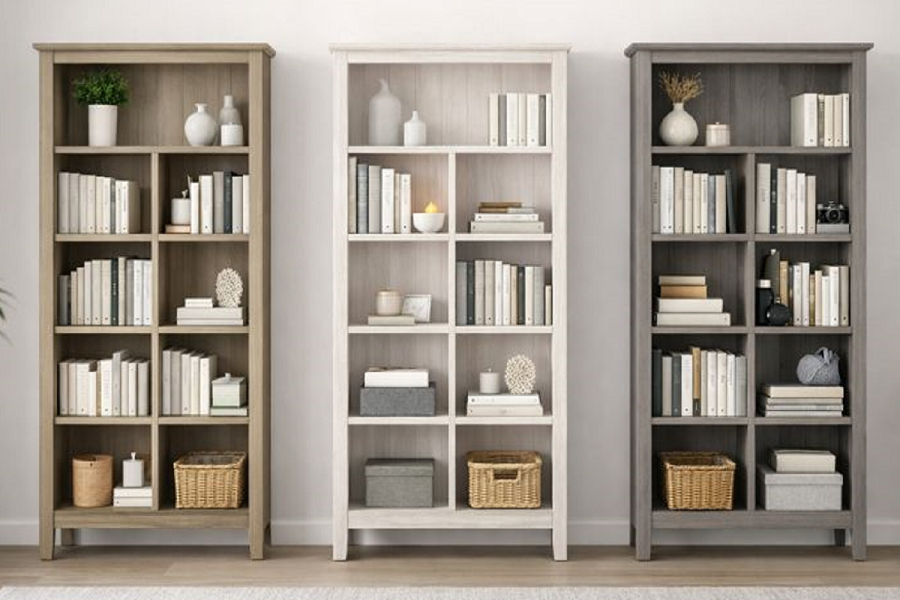 MANILLA (AUSSIE MADE) HIGHLINE BOOKCASE COLLECTION - ASSORTED COLOURS - STARTING FROM $599