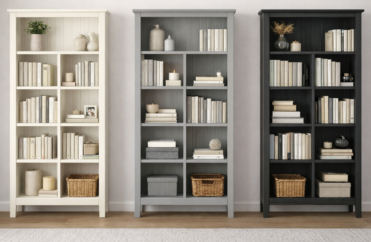 MANILLA (AUSSIE MADE) HIGHLINE BOOKCASE COLLECTION - ASSORTED COLOURS - STARTING FROM $599