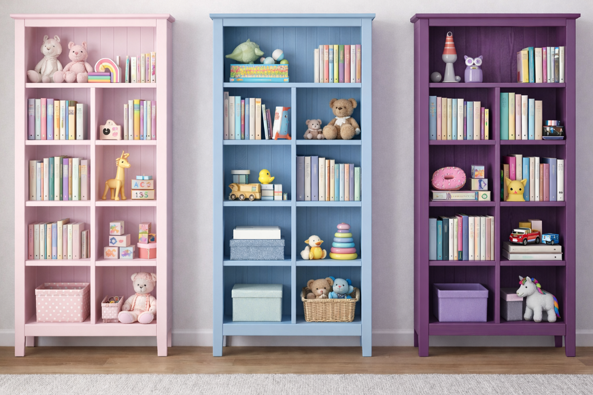 MANILLA (AUSSIE MADE) HIGHLINE BOOKCASE COLLECTION - ASSORTED COLOURS - STARTING FROM $599