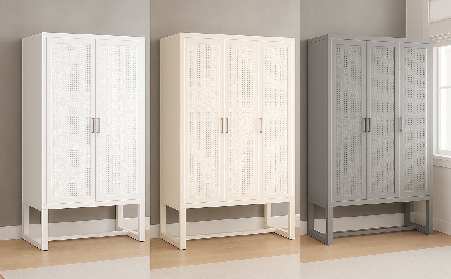 MARGARITA (AUSSIE MADE) WARDROBE OR PANTRY COLLECTION - ASSORTED PAINTED COLOURS - STARTING FROM $1499