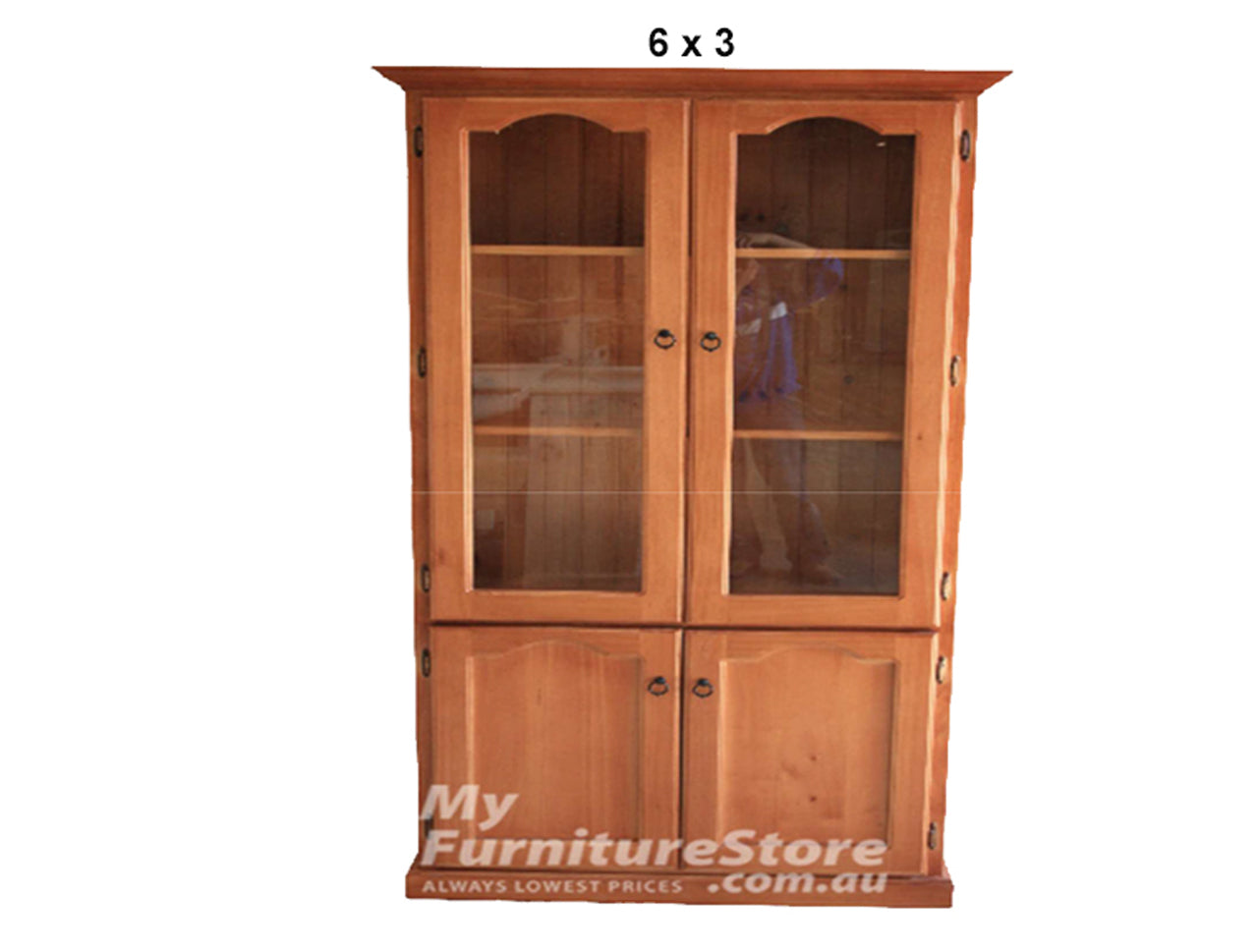 MUDGEE (AUSSIE MADE) 4 DOOR LIBRARY UNIT COLLECTION - ASSORTED STAINED COLOURS - STARTING FROM $999