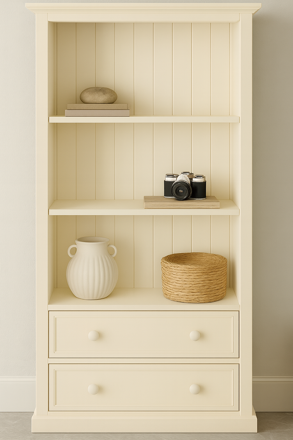 MELISSA (AUSSIE MADE) BOOKCASE COMBO WITH 2 DEEP BLANKETS DRAWERS COLLECTION - ASSORTED PAINTED COLOURS - STARTING FROM $799