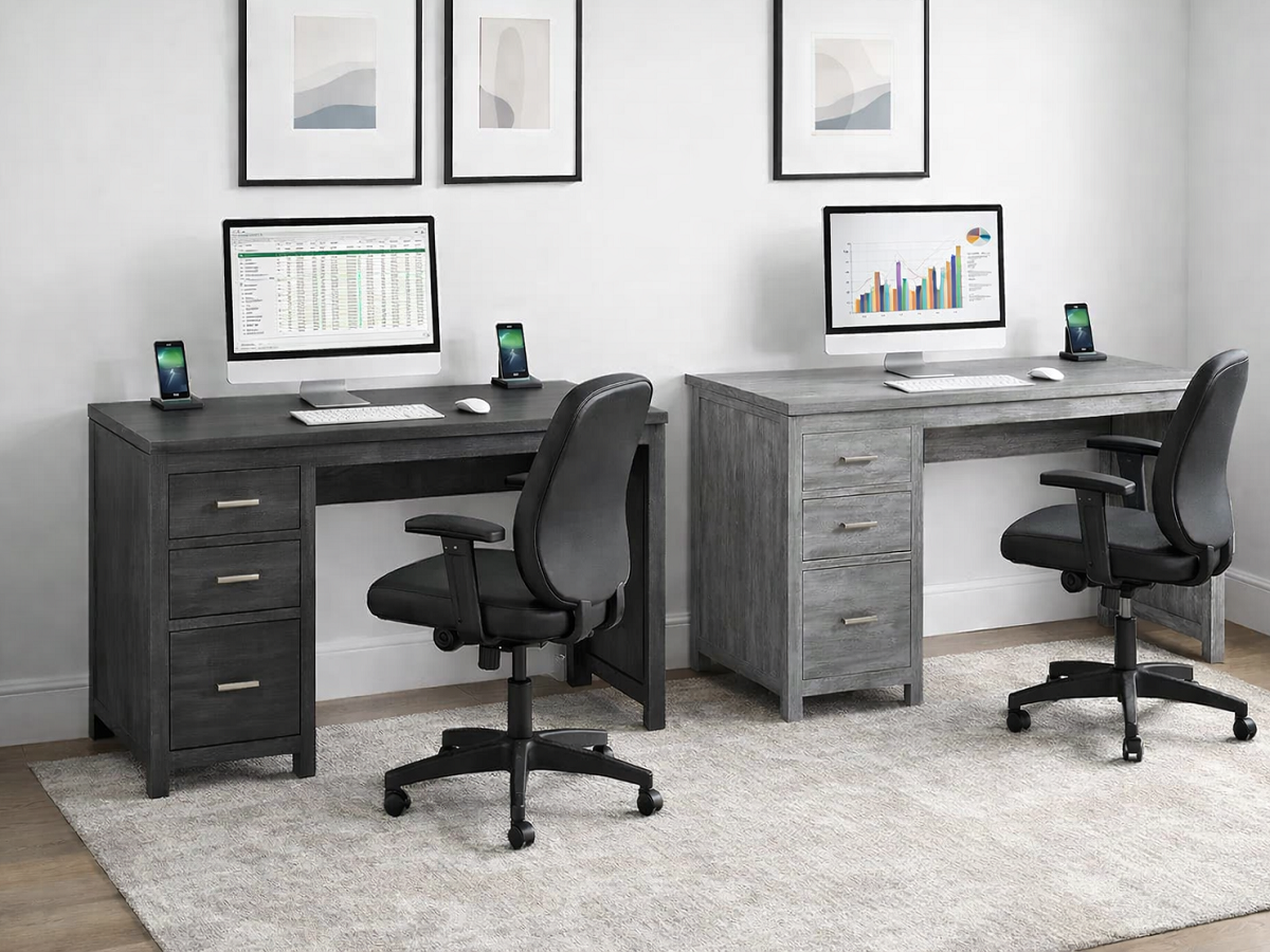 MEXI (AUSSIE MADE) DESK (REVERSIBLE) COLLECTION - ASSORTED COLOURS - STARTING FROM $799