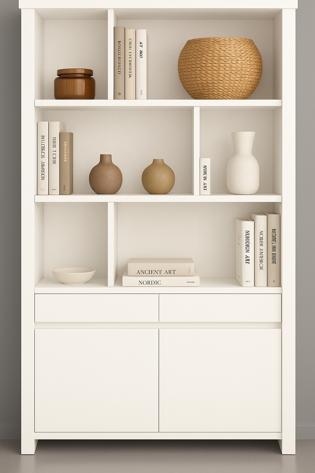 ABBOTSFORD (AUSSIE MADE) STAGGERED HIGHLINE BOOKCASE WITH DOORS COLLECTION - ASSORTED COLOURS - STARTING FROM $1299 (Copy)