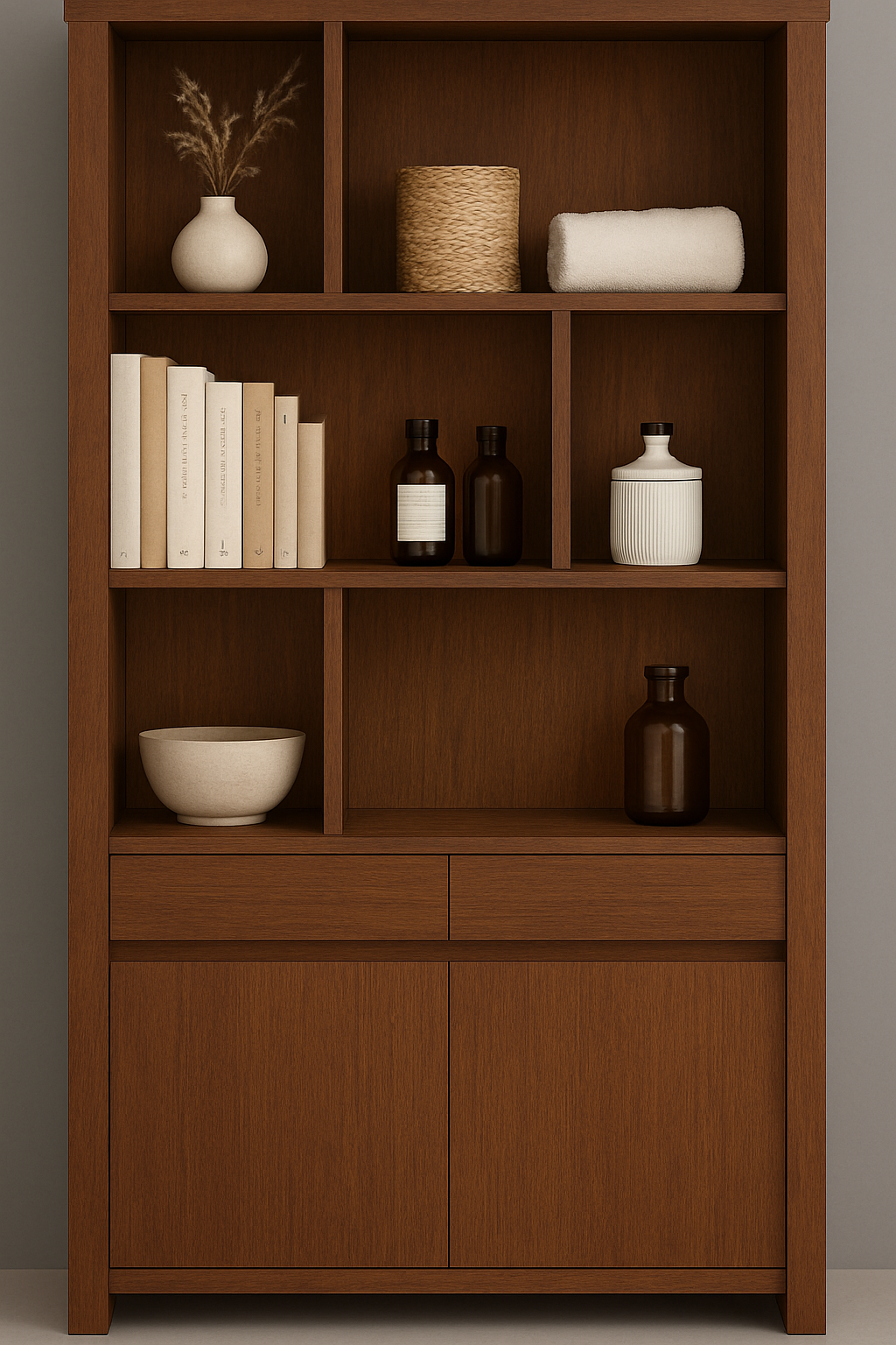 ABBOTSFORD (AUSSIE MADE) STAGGERED HIGHLINE BOOKCASE WITH DOORS COLLECTION - ASSORTED COLOURS - STARTING FROM $1299 (Copy)