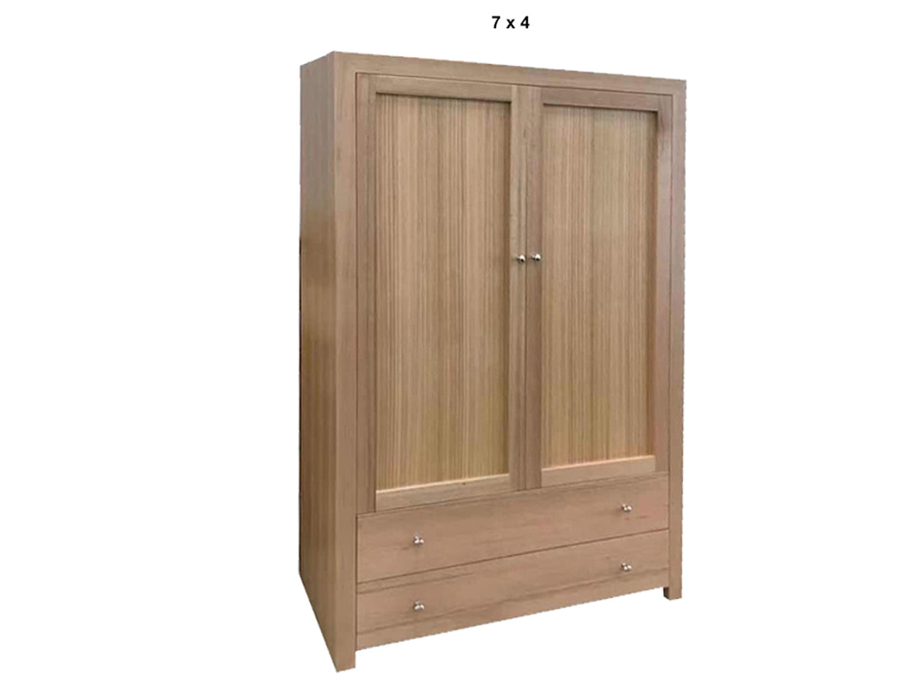 MORGAN (AUSSIE MADE) 2 DOOR / 2 DRAWER ALL HANGING WARDROBE - TASSIE OAK COMBINATION - ASSORTED STAINED COLOURS - STARTING FROM $1399