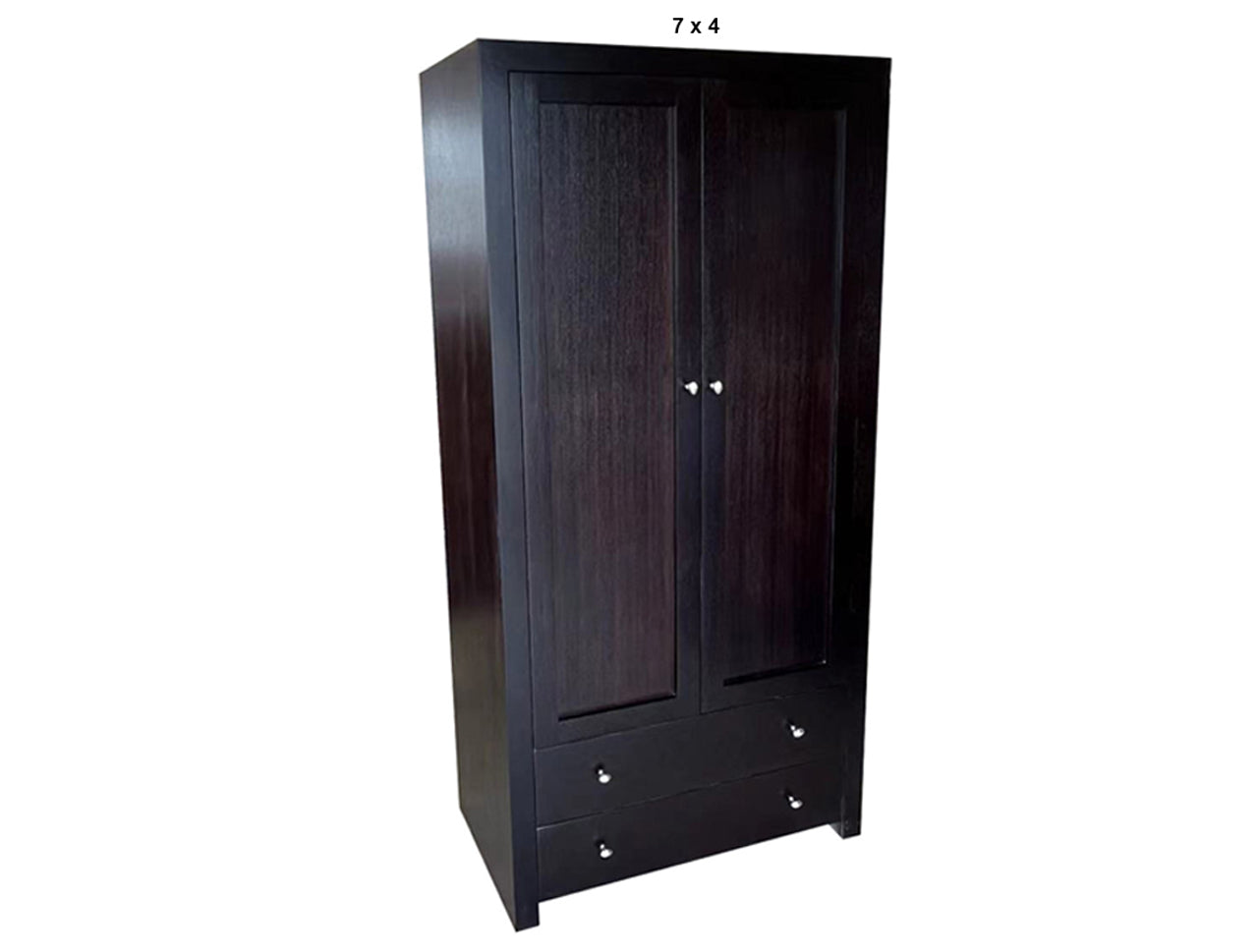 MORGAN (AUSSIE MADE) 2 DOOR / 2 DRAWER COMBO WARDROBE WITH HANDLES HALF / HALF COLLECTION - TASSIE OAK COMBINATION - ASSORTED STAINED COLOURS - STARTING FROM $1499