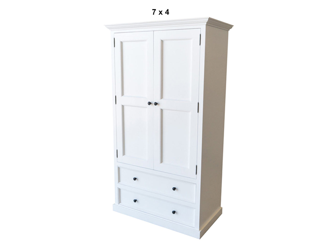 MOSMAN (AUSSIE MADE) 2 DOOR / 2 DRAWER WARDROBE COLLECTION - ASSORTED PAINTED COLOURS - STARTING FROM $1399