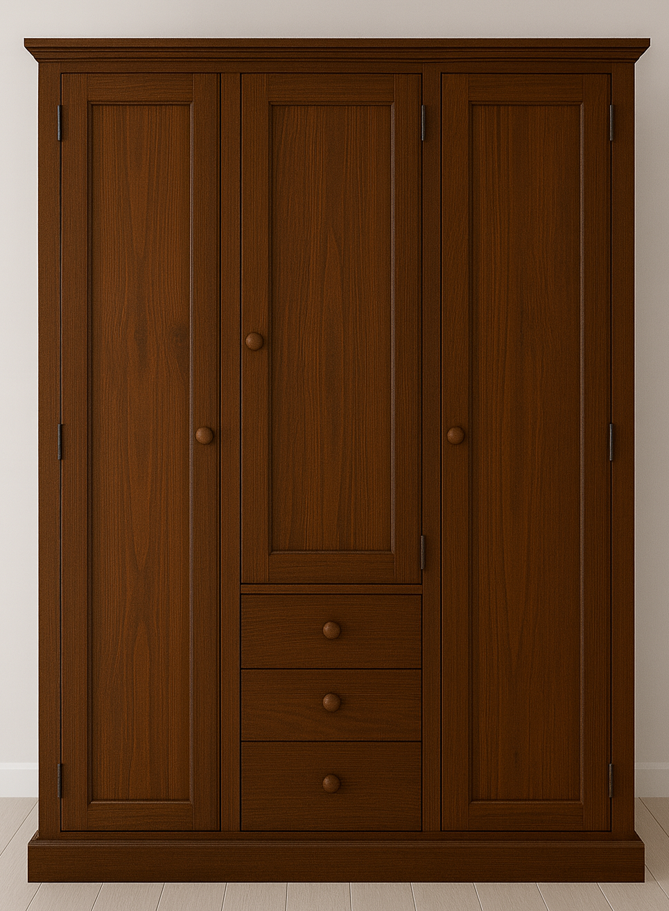 MUDGEE (AUSSIE MADE) 3 DOOR / 3 DRAWER TWIN MIRROR WARDROBE COLLECTION - ASSORTED COLOURS - STARTING FROM $1399