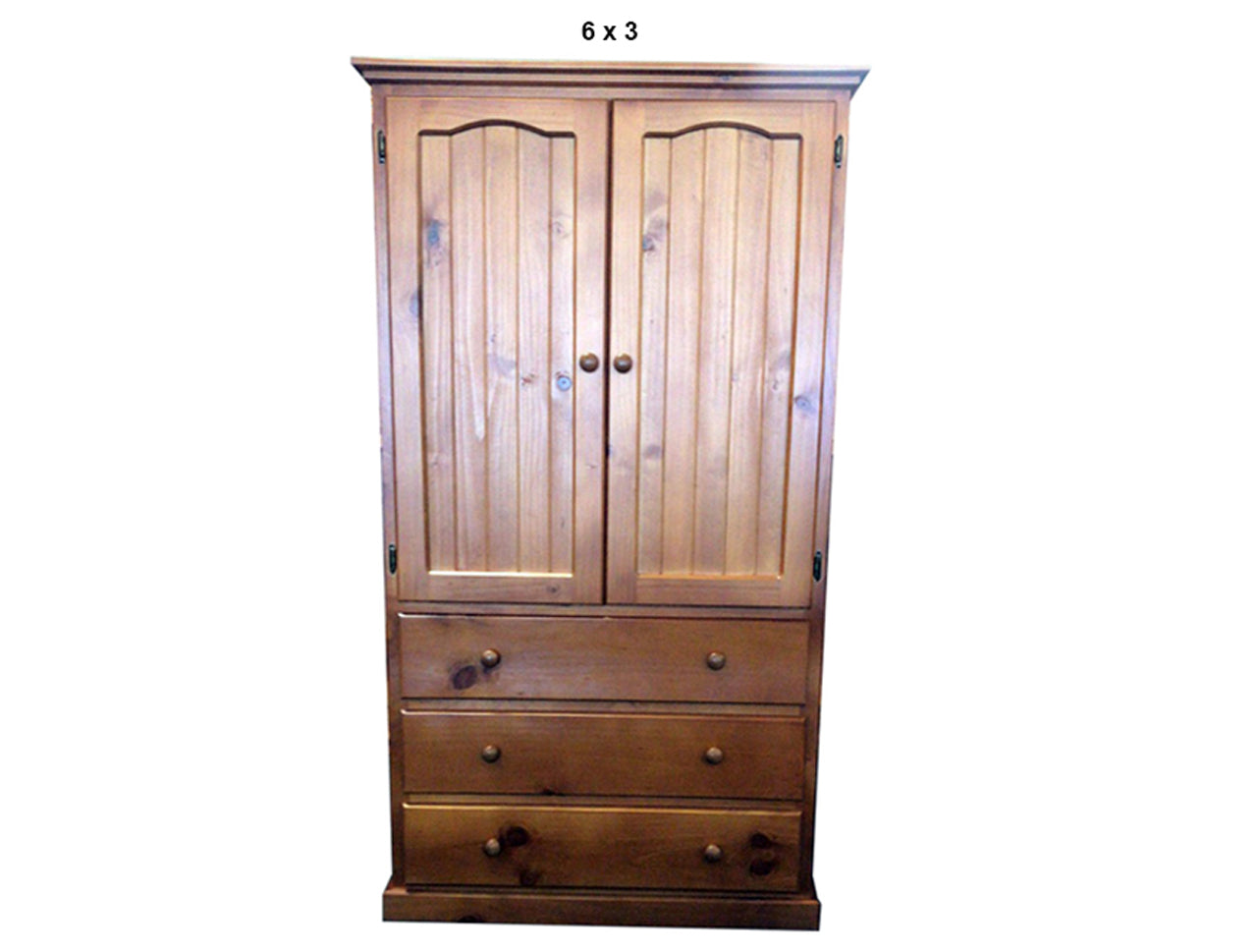 MUDGEE (AUSSIE MADE) 2 DOOR / 3 DRAWERS WARDROBE COLLECTION - ASSORTED STAINED COLOURS - STARTING FROM $899
