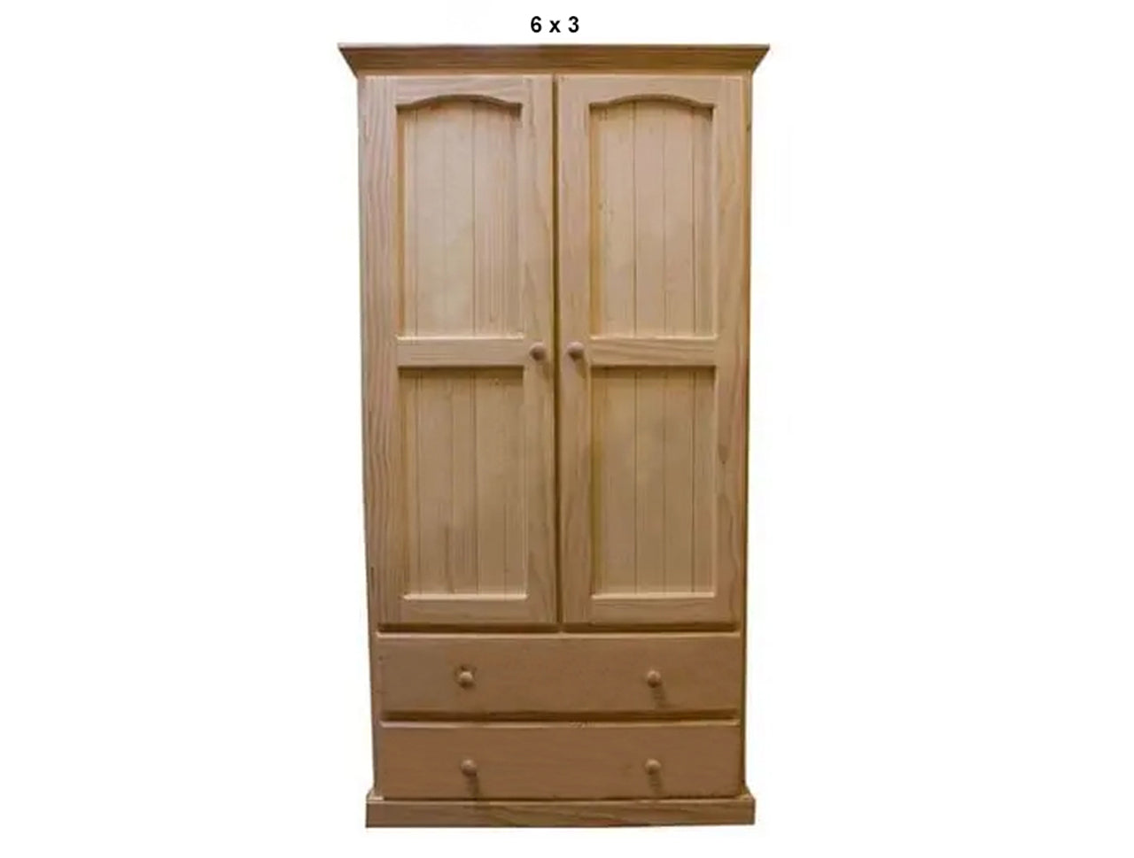 MUDGEE (AUSSIE MADE) 2 DOOR / 2 DRAWER WARDROBE COLLECTION - RAW - STARTING FROM $599