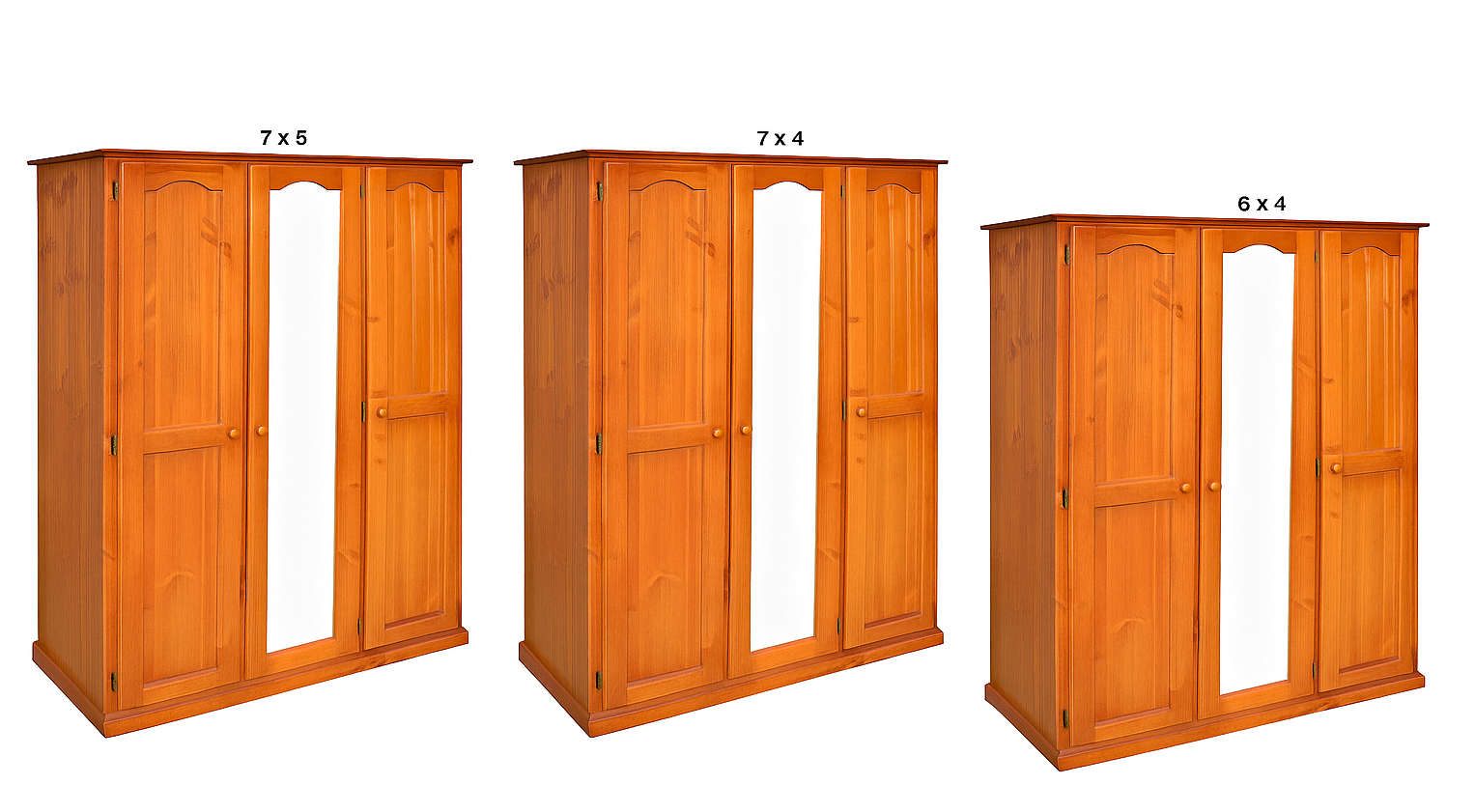 MUDGEE (AUSSIE MADE) ALL HANGING MIRROR WARDROBE COLLECTION - ASSORTED STAINED COLOURS - STARTING FROM $1099