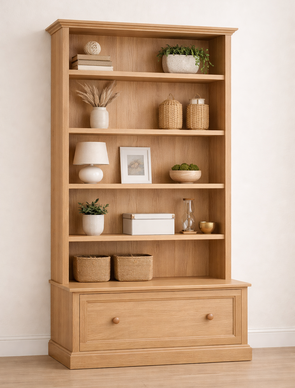 ADELE (AUSSIE MADE) HIGHLINE BOOKCASE COMBO WITH PULL OUT DRAWER COLLECTION - ASSORTED COLOURS - STARTING FROM $599