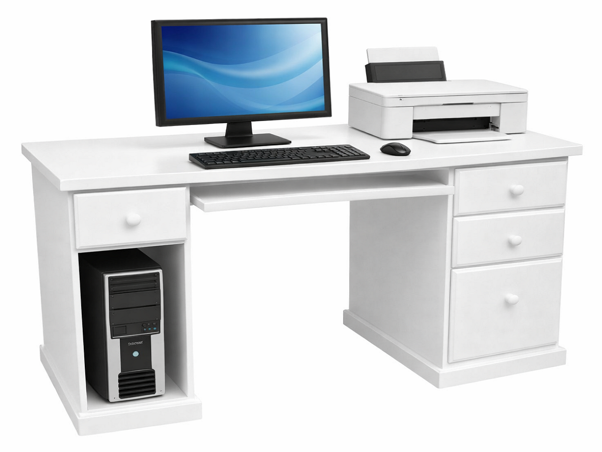 MUDGEE (AUSSIE MADE) COMPUTER DESK + TOWER COLLECTION - ASSORTED COLOURS