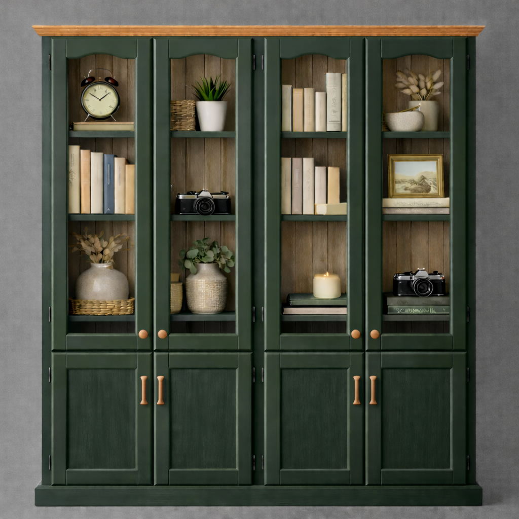 MUDGEE (AUSSIE MADE) 8 DOOR HIGHLINE LIBRARY UNIT COLLECTION - ASSORTED COLOURS - STARTING FROM $2399