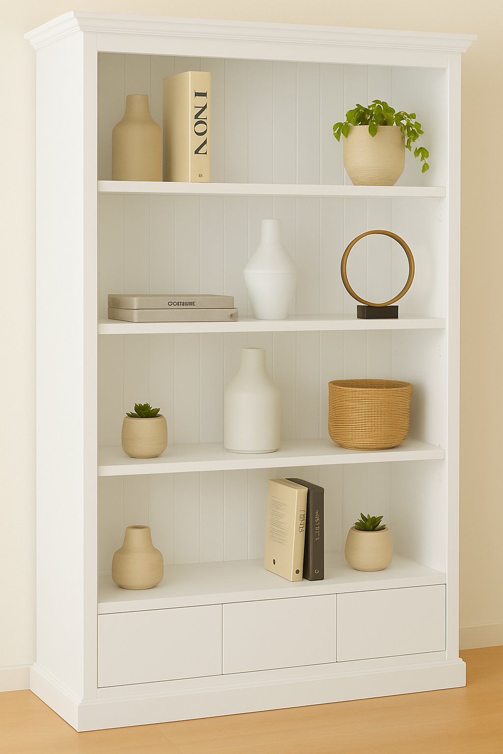 MUDGEE (AUSSIE MADE) HIGHLINE BOOKCASE WITH DRAWERS COLLECTION - ASSORTED COLOURS - STARTING FROM $1299