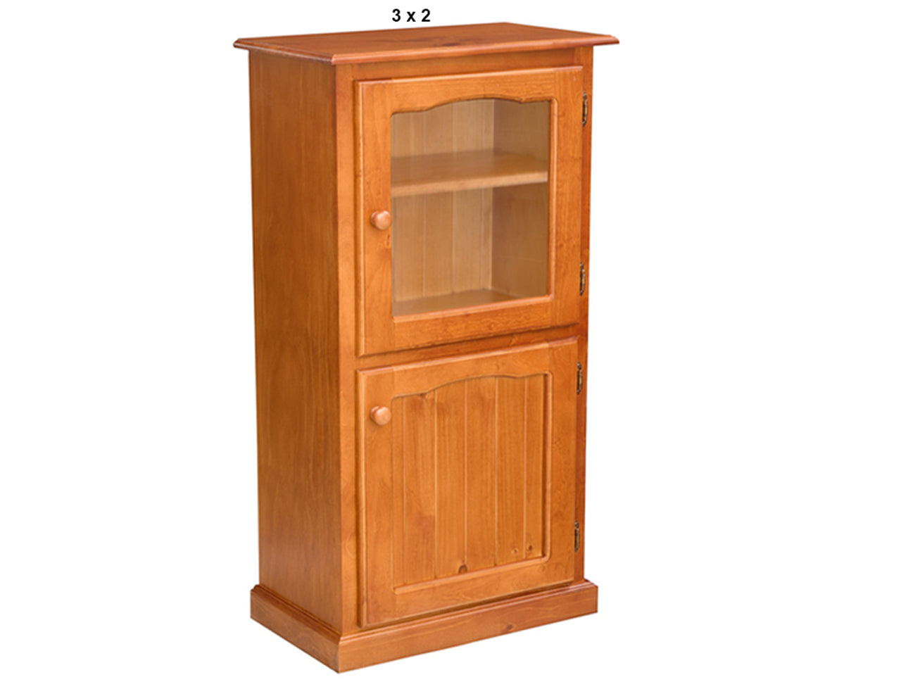 MUDGEE (AUSSIE MADE) LIBRARY UNIT WITH 2 DOORS COLLECTION - ASSORTED STAINED COLOURS - STARTING FROM $649