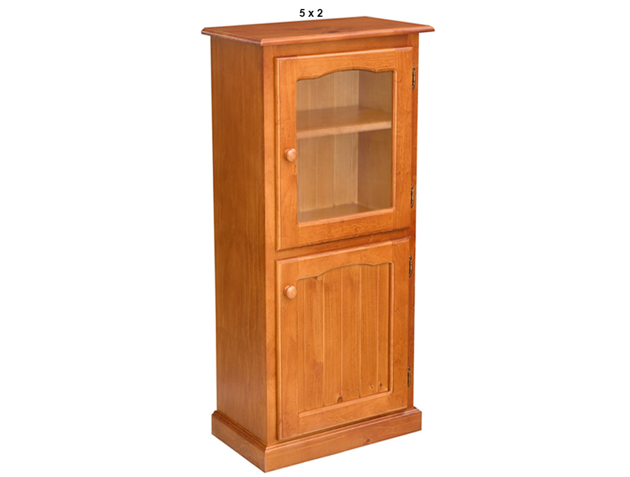 MUDGEE (AUSSIE MADE) LIBRARY UNIT WITH 2 DOORS COLLECTION - ASSORTED STAINED COLOURS - STARTING FROM $649