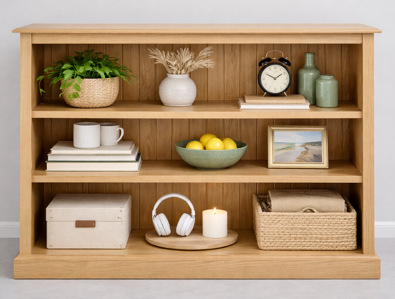 MUDGEE (AUSSIE MADE) STANDARD LOWLINE WITH 40MM FACINGS BOOKCASE COLLECTION - ASSORTED COLOURS - STARTING FROM $249