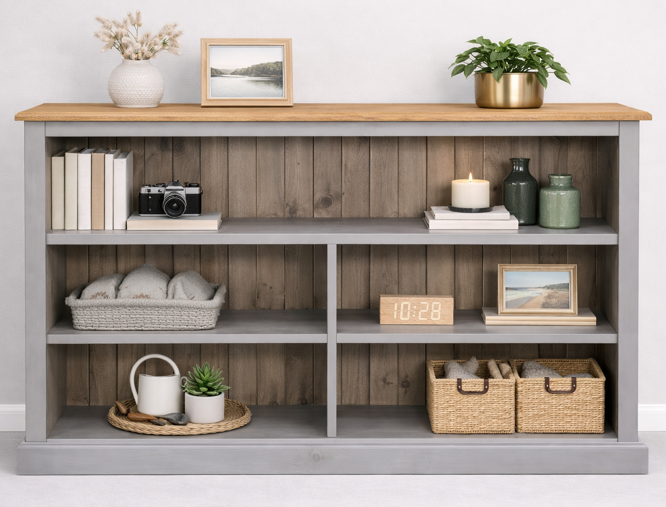 MUDGEE (AUSSIE MADE) STANDARD LOWLINE WITH 40MM FACINGS BOOKCASE COLLECTION - ASSORTED COLOURS - STARTING FROM $249