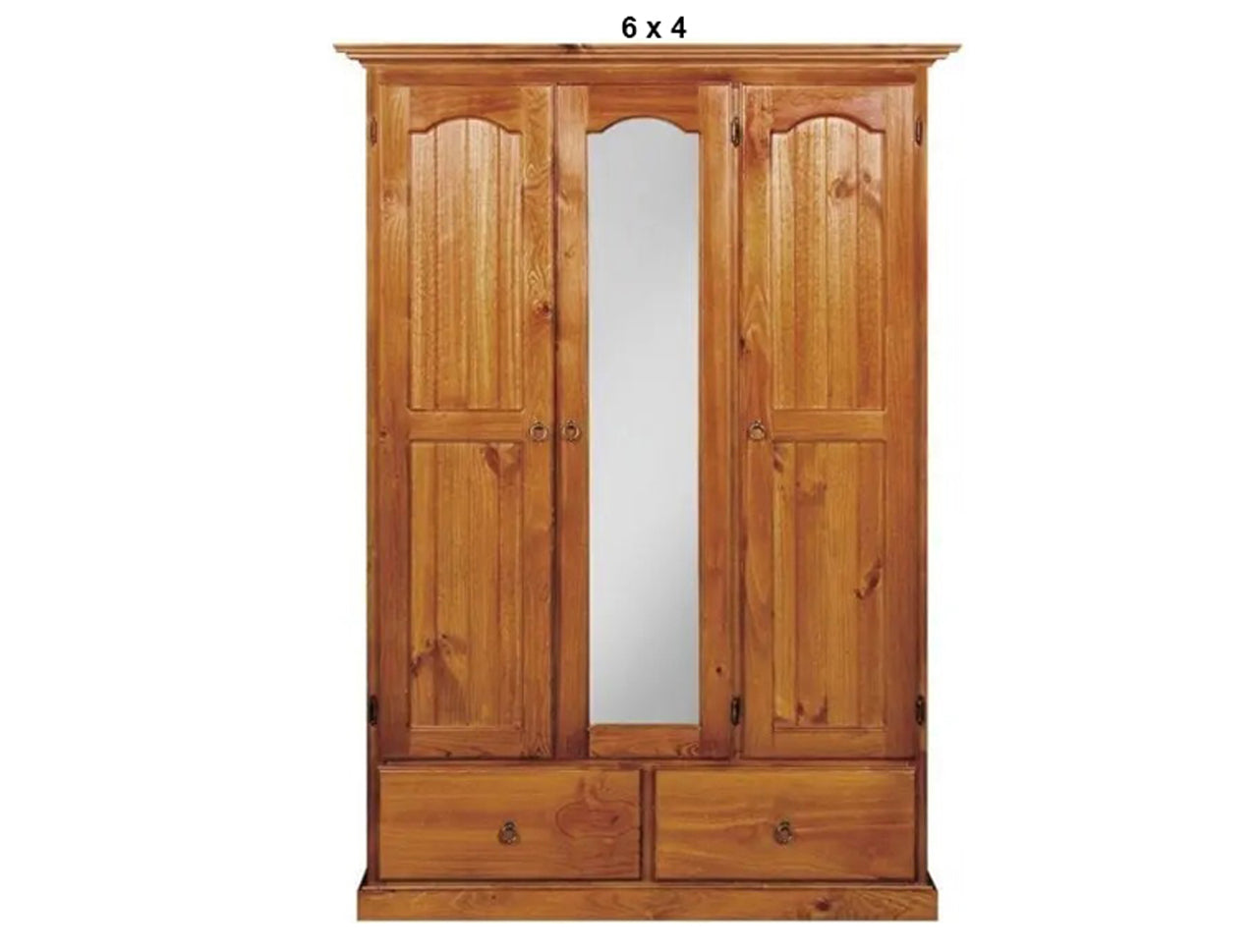 MUDGEE (AUSSIE MADE) 3 DOOR / 2 BLANKET DRAWER MIRROR WARDROBE COLLECTION - ASSORTED STAINED COLOURS - STARTING FROM $1099