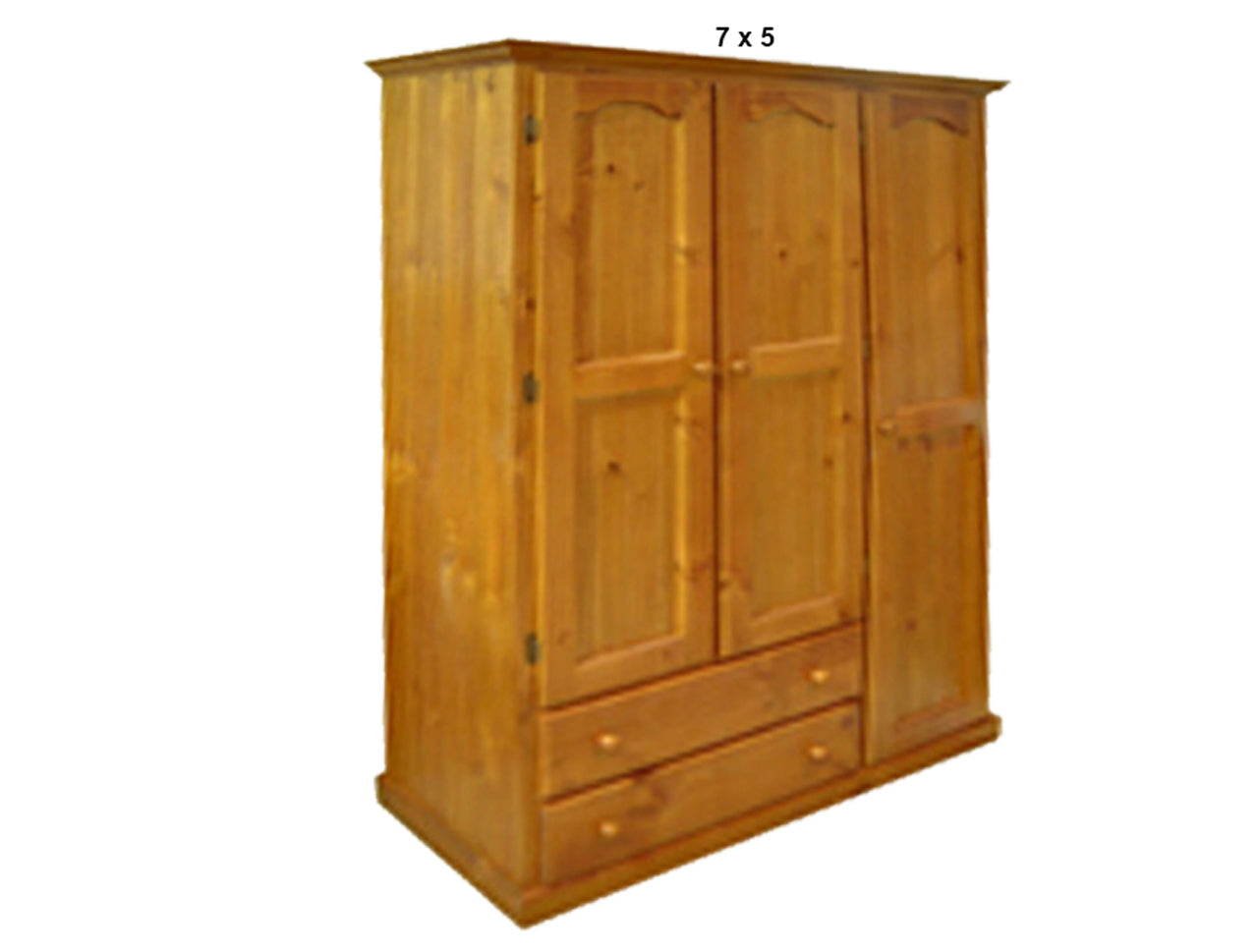 MUDGEE (AUSSIE MADE) UTILITY WARDROBE WITH 3 DOORS & 2 DRAWERS COLLECTION - ASSORTED STAINED COLOURS - STARTING FROM $1099