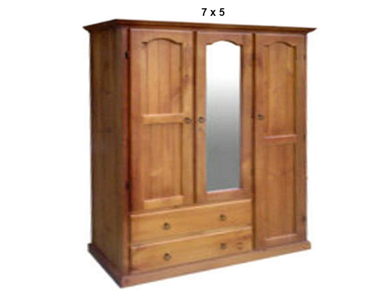 MUDGEE (AUSSIE MADE) UTILITY COMBO (LHS OR RHS) WARDROBE WITH MIRROR IN THE MIDDLE COLLECTION - ASSORTED STAINED COLOURS - STARTING FROM $1299