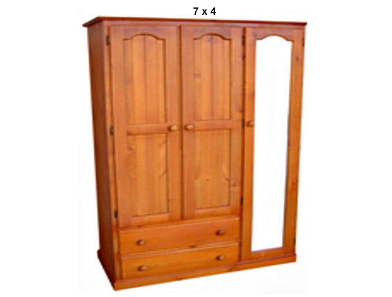 MUDGEE (AUSSIE MADE) UTILITY WARDROBE WITH MIRROR (RIGHT OR LEFT HAND SSIDE FACING) COLLECTION - ASSORTED STAINED COLOURS - STARTING FROM $1299