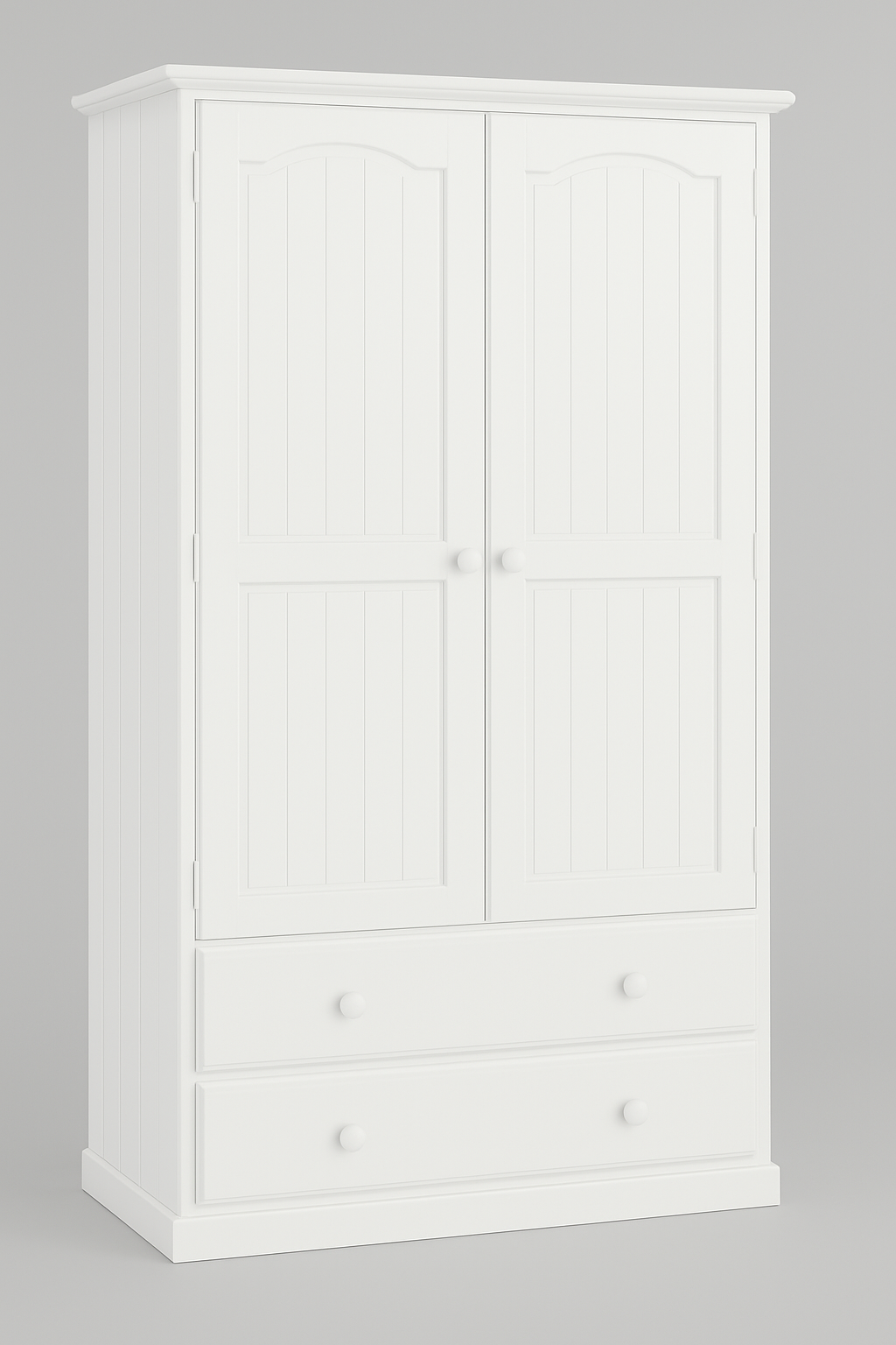 MUDGEE (AUSSIE MADE) 2 ARCHED DOORS / 2 DRAWER WARDROBE COLLECTION - ASSORTED COLOURS - STARTING FROM $899