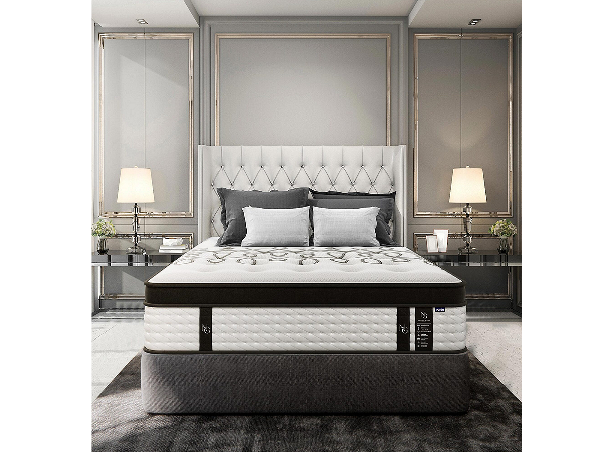 NATURES GIFT (HYBRID - AUSSIE DESIGN IMPORTED) EURO TOP POCKET SPRING MATTRESS WITH COPPER GEL INFUSED MEMORY FOAM / COOL TOUCH FABRIC AND 360 DEGREE BOX SIDE SUPPORTS COLLECTION - FEEL: FIRM / MEDIUM / PLUSH - STARTING FROM $2500