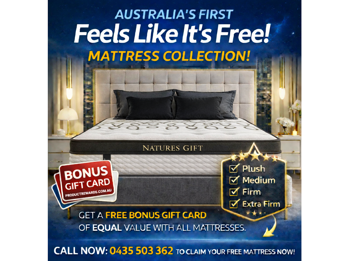 NATURES GIFT (HYBRID - AUSSIE DESIGN IMPORTED) EURO TOP POCKET SPRING MATTRESS WITH COPPER GEL INFUSED MEMORY FOAM / COOL TOUCH FABRIC AND 360 DEGREE BOX SIDE SUPPORTS COLLECTION - FEEL: FIRM / MEDIUM / PLUSH - STARTING FROM $2500