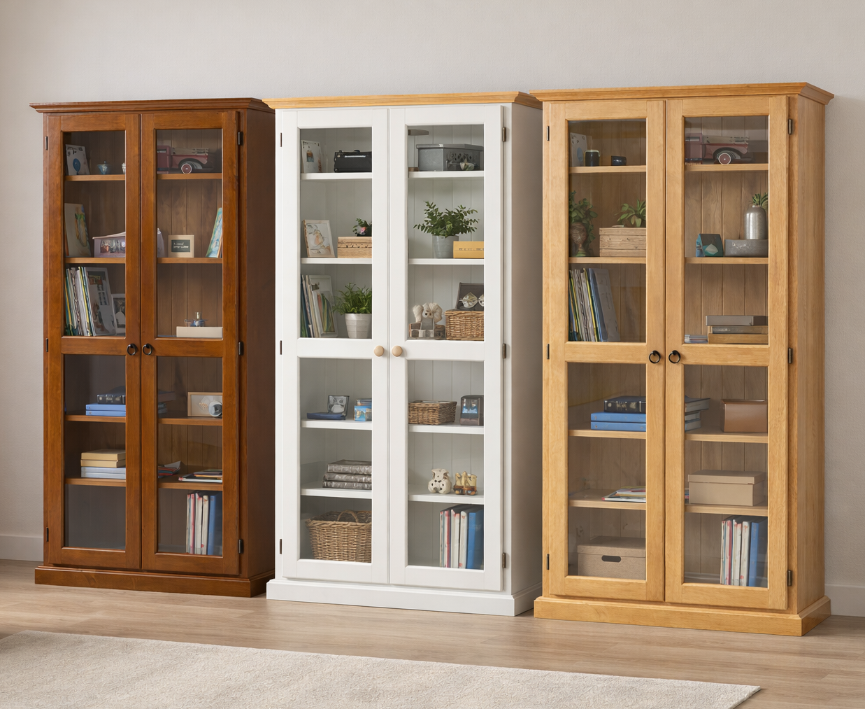 NOOSA (AUSSIE MADE) 2 DOOR LIBRARY UNIT COLLECTION - ASSORTED COLOURS - STARTING FROM $699