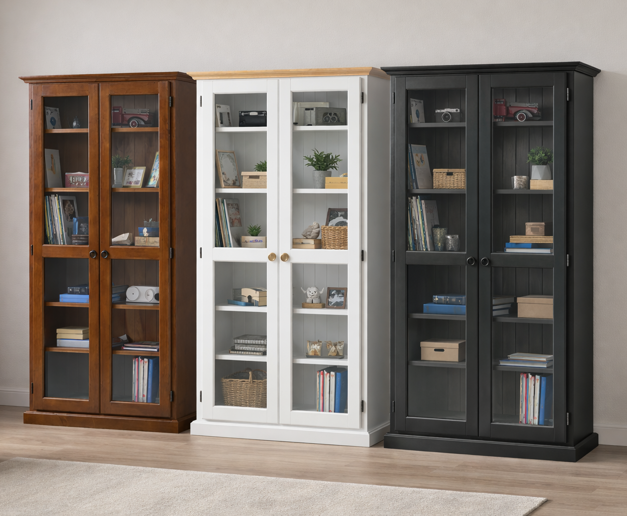 NOOSA (AUSSIE MADE) 2 DOOR LIBRARY UNIT COLLECTION - ASSORTED COLOURS - STARTING FROM $699