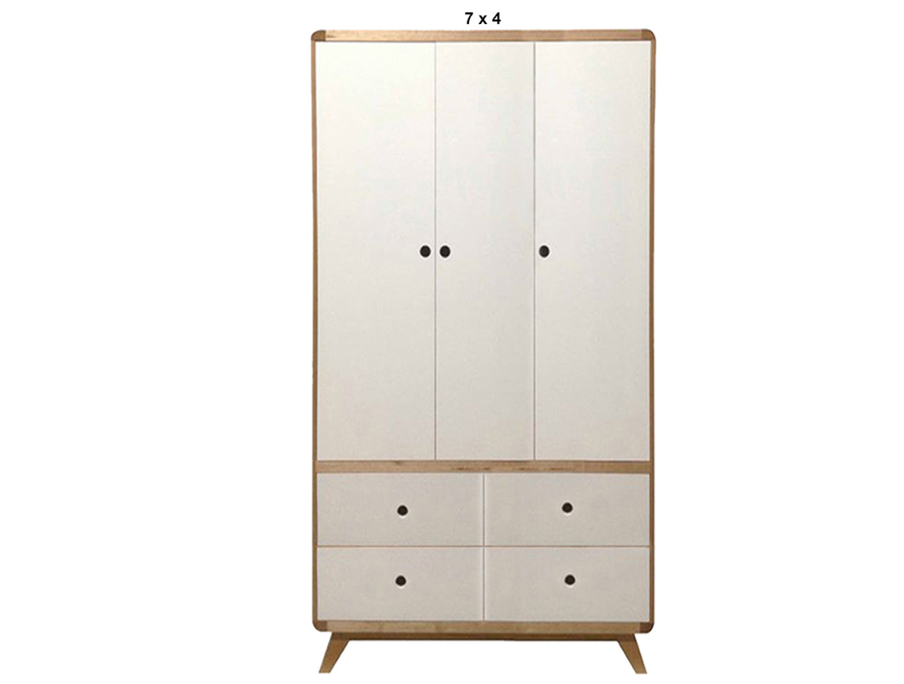 NORIC (AUSSIE MADE) 3 DOOR / 4 DRAWER WARDROBE COLLECTION - TASMANIAN OAK COMBINATION -ASSORTED PAINTED COLOURS - STARTING FROM $2199