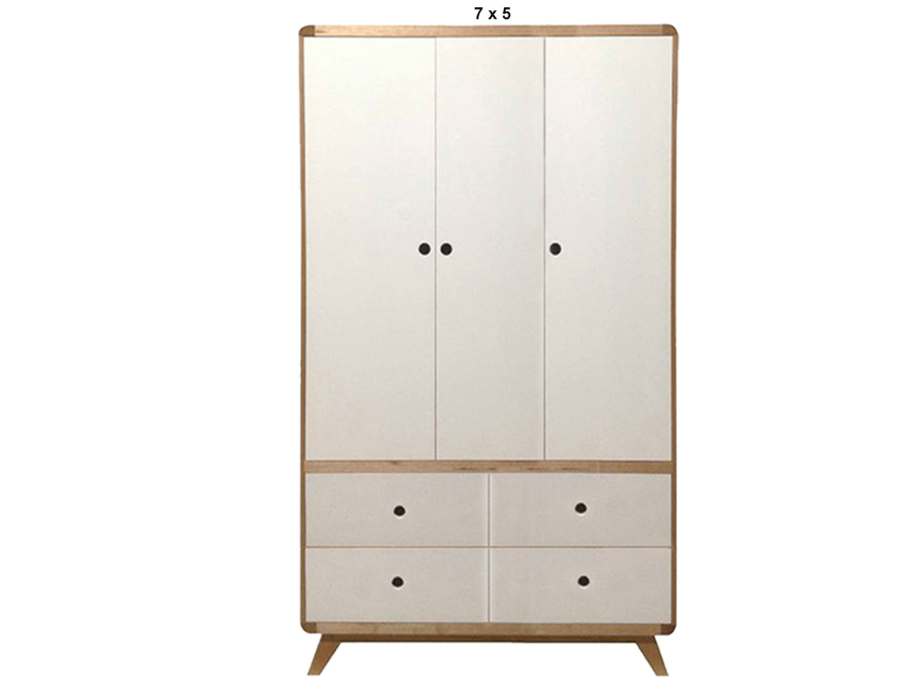 NORIC (AUSSIE MADE) 3 DOOR / 4 DRAWER WARDROBE COLLECTION - TASMANIAN OAK COMBINATION -ASSORTED PAINTED COLOURS - STARTING FROM $2199