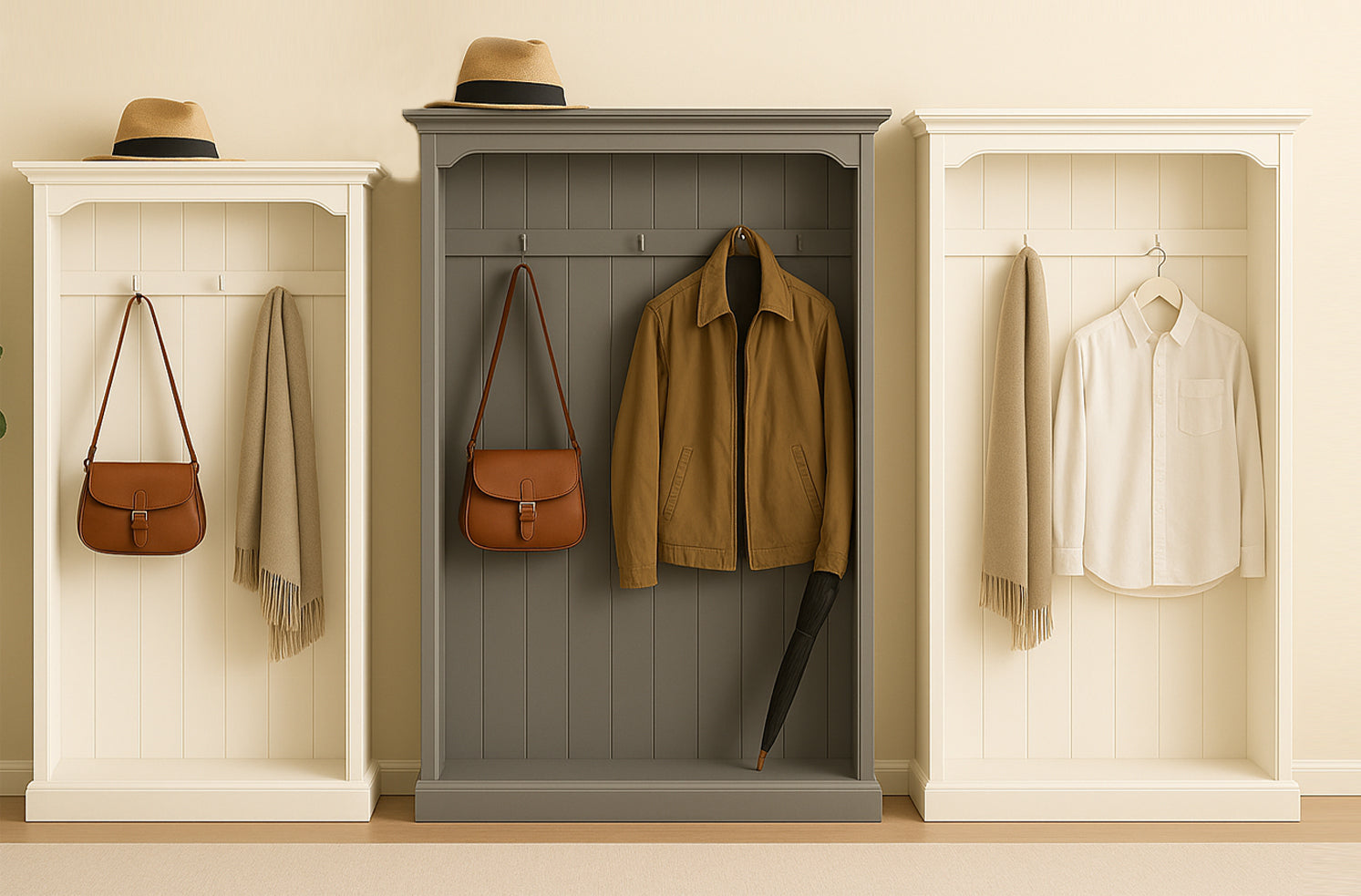 ORGANIZING (AUSSIE MADE) HANGING BOOKCASE COLLECTION - ASSORTED COLOURS - STARTING FROM $799