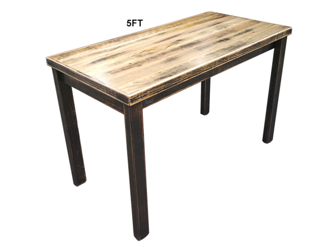 PALING (AUSSIE MADE) DINING TABLE WITH STANDARD LEGS COLLECTION - ASSORTED STAINED COLOURS - STARTING FROM $1299