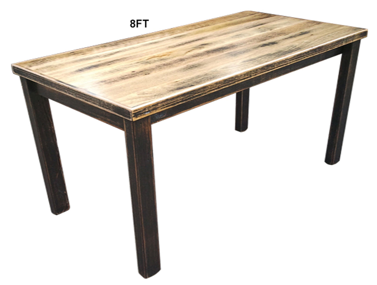 PALING (AUSSIE MADE) DINING TABLE WITH STANDARD LEGS COLLECTION - ASSORTED STAINED COLOURS - STARTING FROM $1299