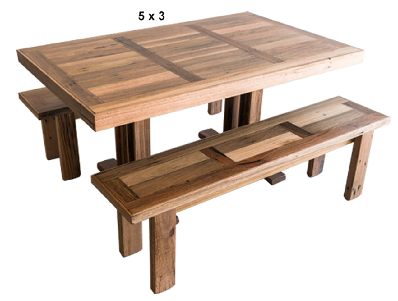 PALING (AUSSIE MADE) 3 PIECE DINING SETTING COLLECTION - ASSORTED STAINED COLOURS - STARTING FROM $2699