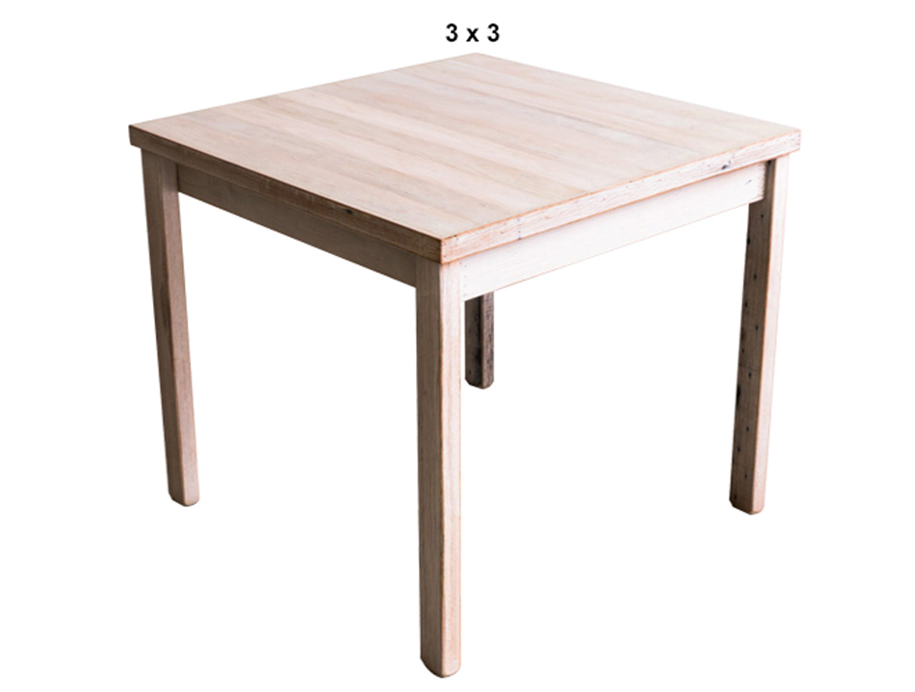 PALING (AUSSIE MADE) SQUARE DINING TABLE  WITH 4 LEGS COLLECTION - ASSORTED STAINED COLOURS - STARTING FROM $799