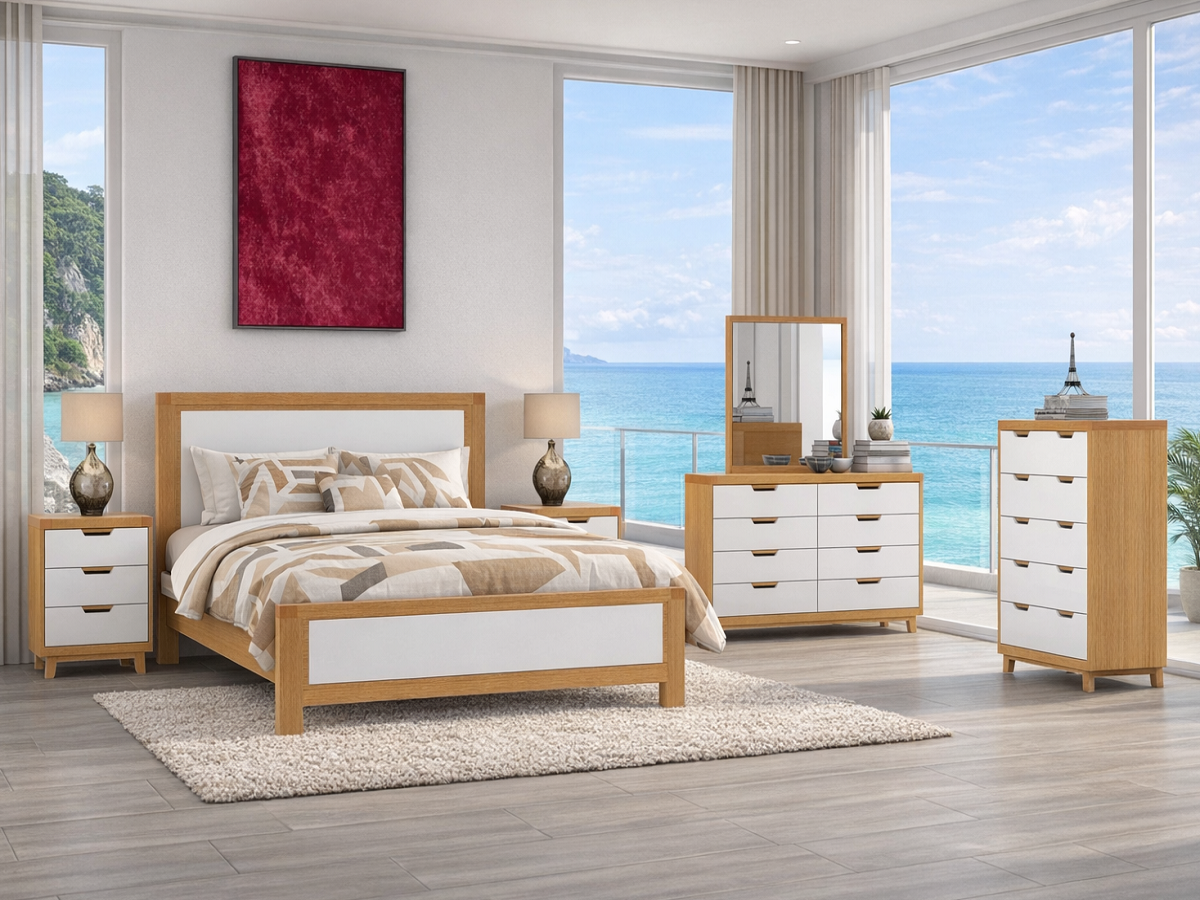 PAM (AUSSIE MADE) BEDROOM COLLECTION - ASSORTED COLOURS - STARTING FROM $1499