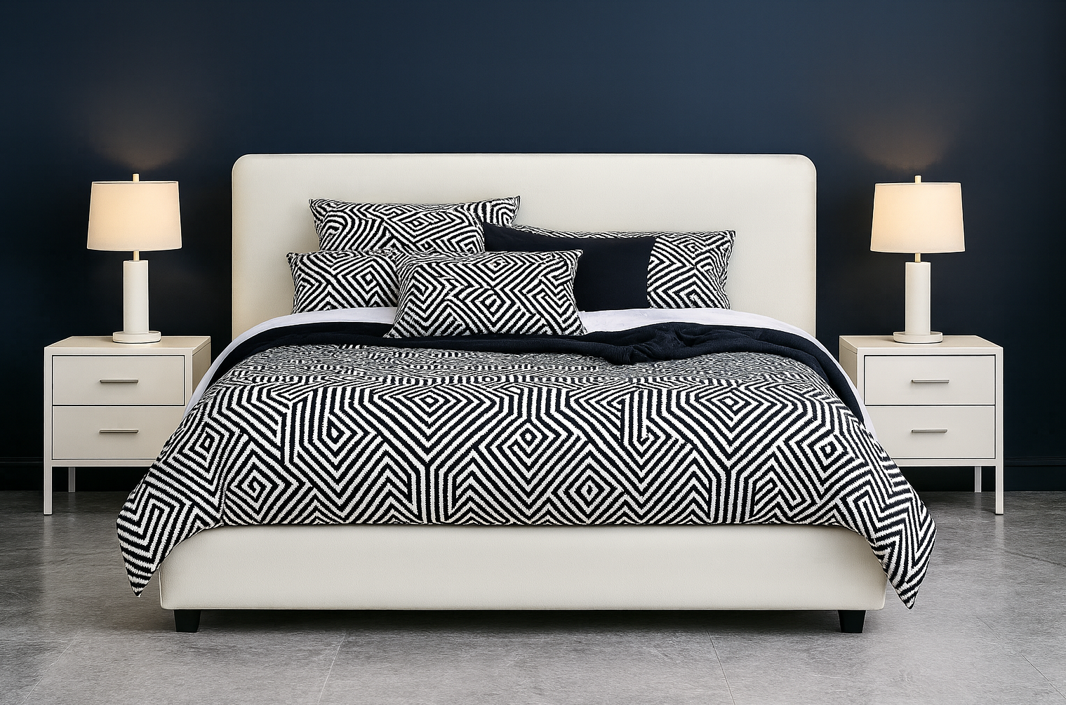 PEARS (AUSSIE MADE) UPHOLSTERED BEDROOM COLECTION - ASSORTED FABRICS AND COLOURS - STARTING FROM  $699