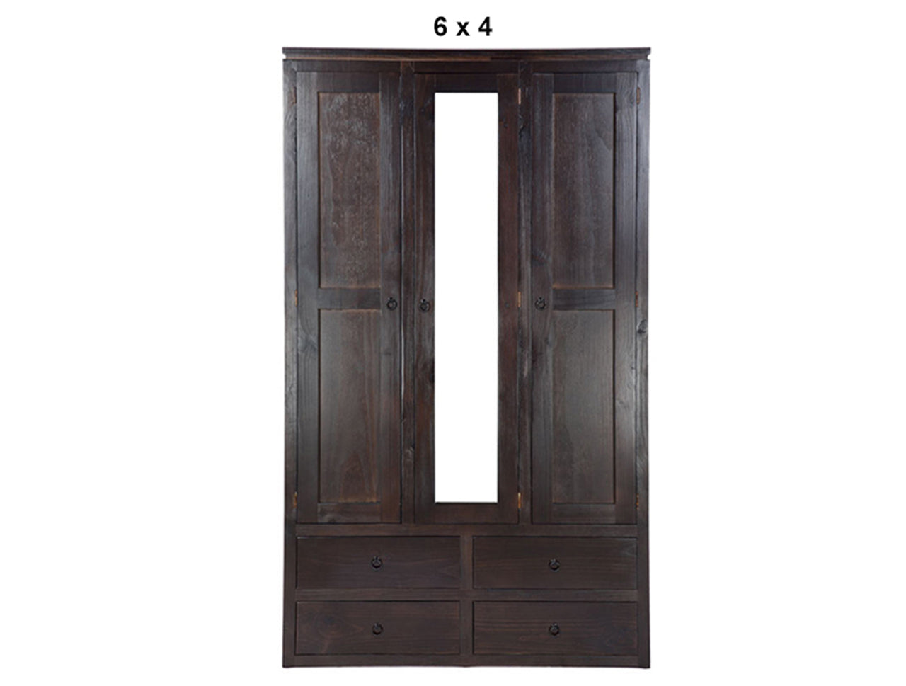 QUINN / OZARK (AUSSIE MADE) 3 DOOR / 4 DRAWER MIRROR WARDROBE COLLECTION - ASSORTED STAINED COLOURS - STARTING FROM $1299