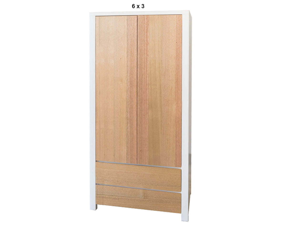 QUINN (AUSSIE MADE) 2 DOOR / 2 DRAWER MIRROR WARDROBE COMBO (LHS OR RHS FACING) COLLECTION - ASSORTED PAINTED / STAINED COLOURS - STARTING FROM $1699