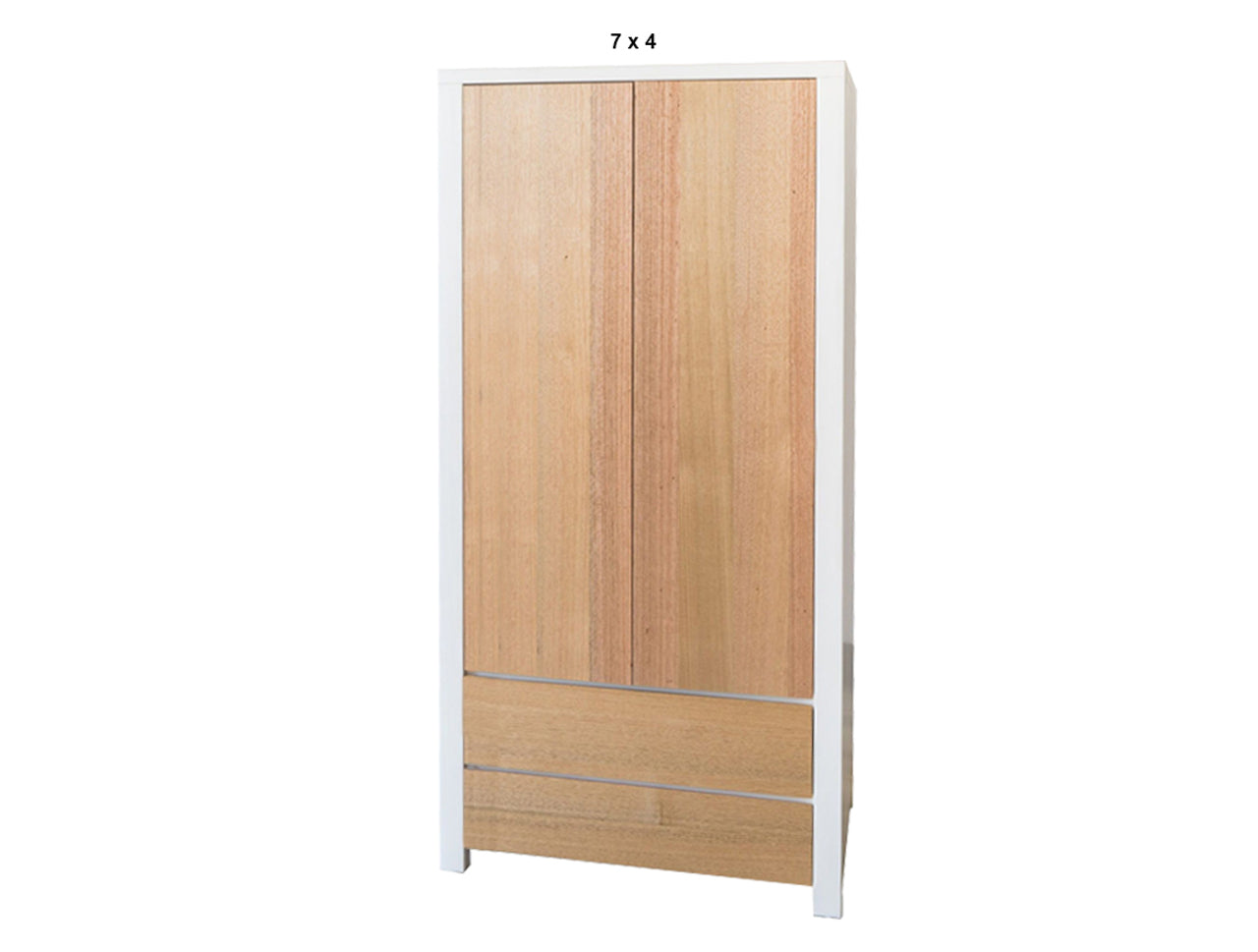 QUINN (AUSSIE MADE) 2 DOOR / 2 DRAWER MIRROR WARDROBE COMBO (LHS OR RHS FACING) COLLECTION - ASSORTED PAINTED / STAINED COLOURS - STARTING FROM $1699