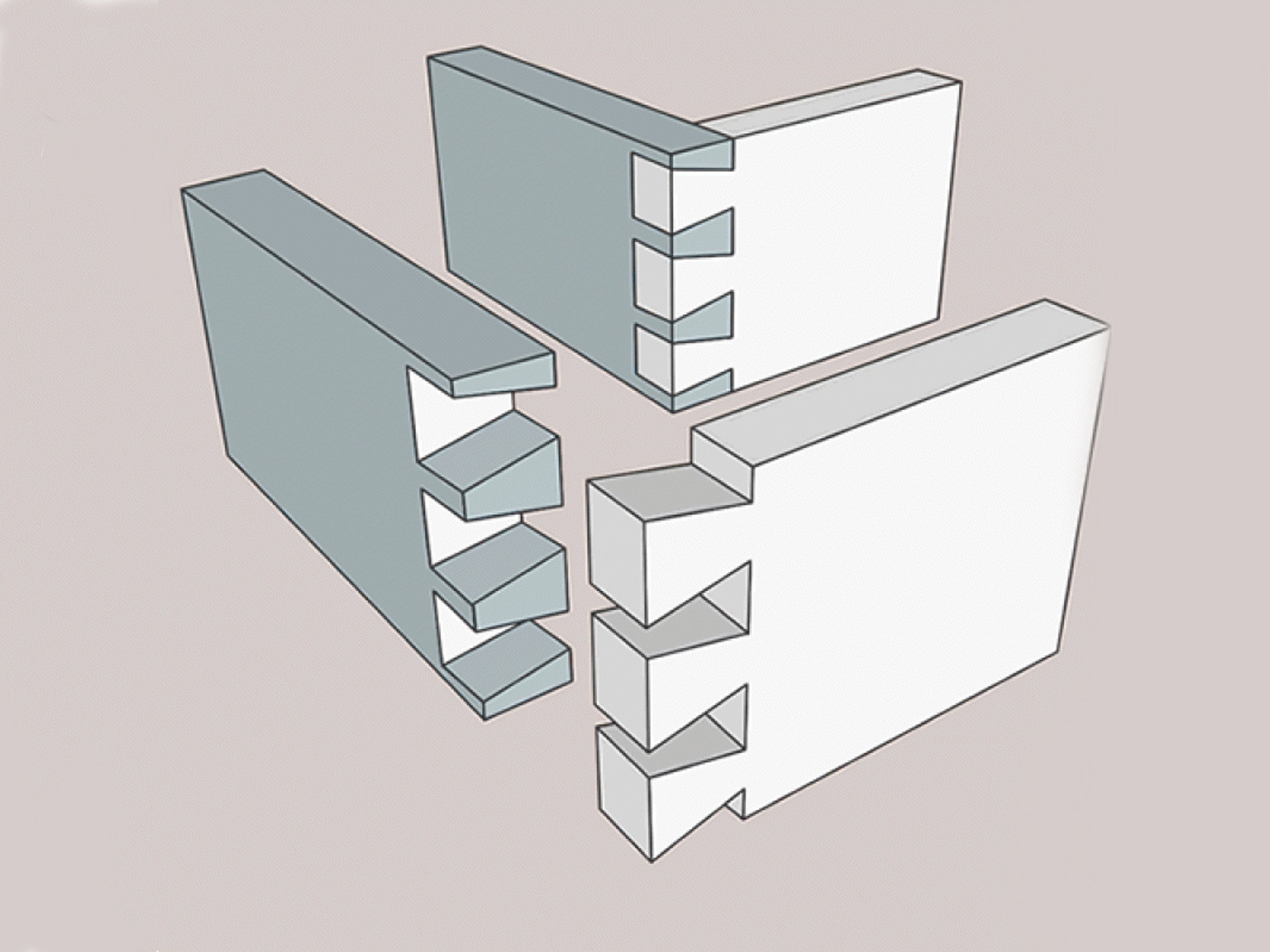 DENVER 6 DEEP DRAWERS TALLBOY - AS PICTURED