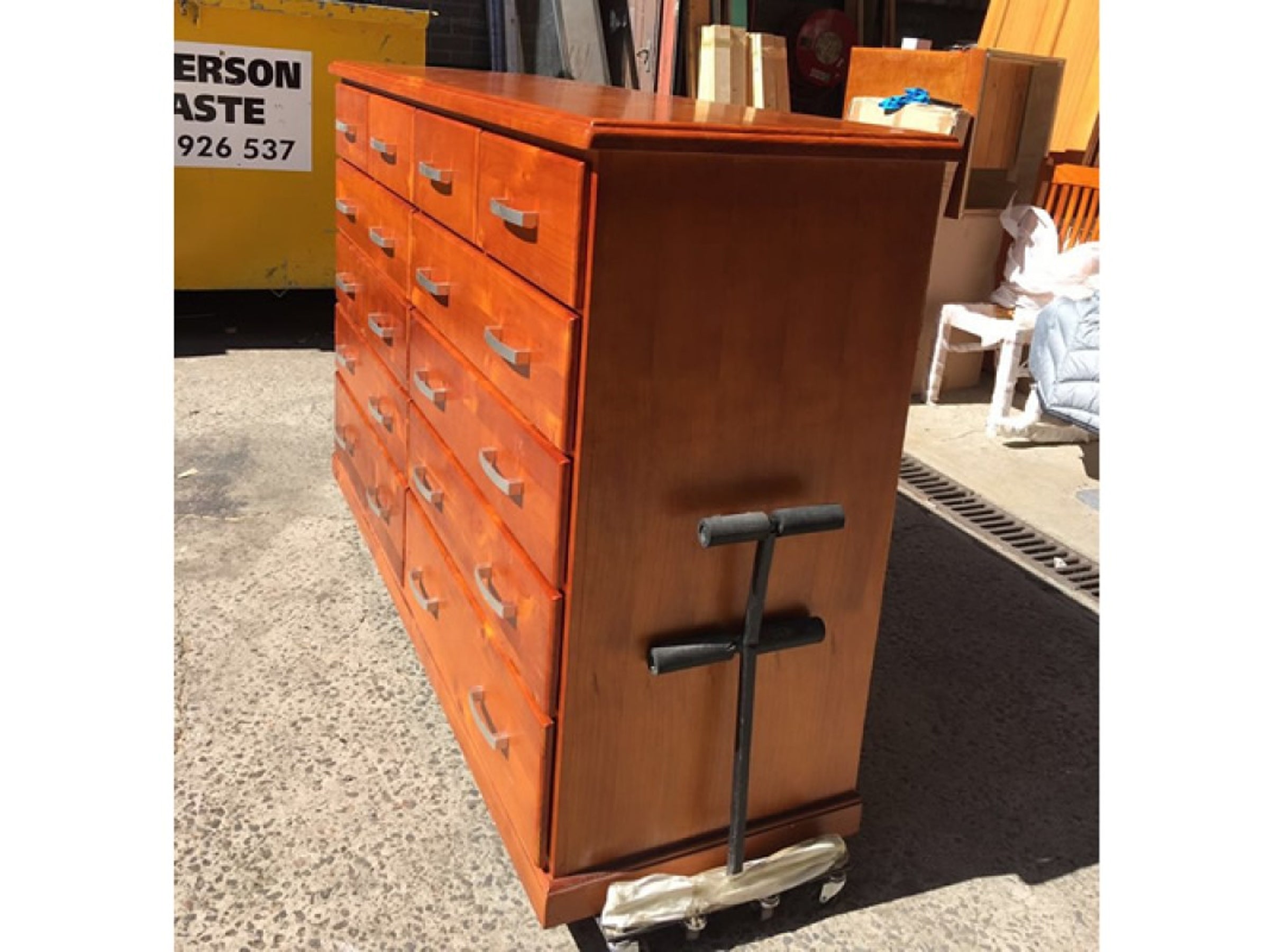 DENVER 12 DEEP DRAWERS TALLBOY - AS PICTURED