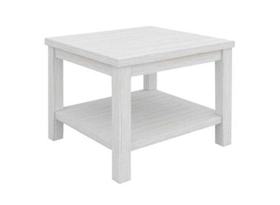 ROSEE LAMP TABLE - BRUSHED WHITE